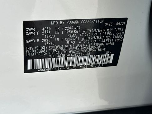 New 2025 Subaru Outback Premium image 34