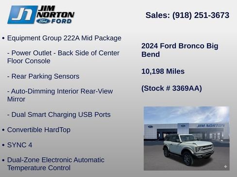 Used 2024 Ford Bronco Big Bend AWD/4WD image 21