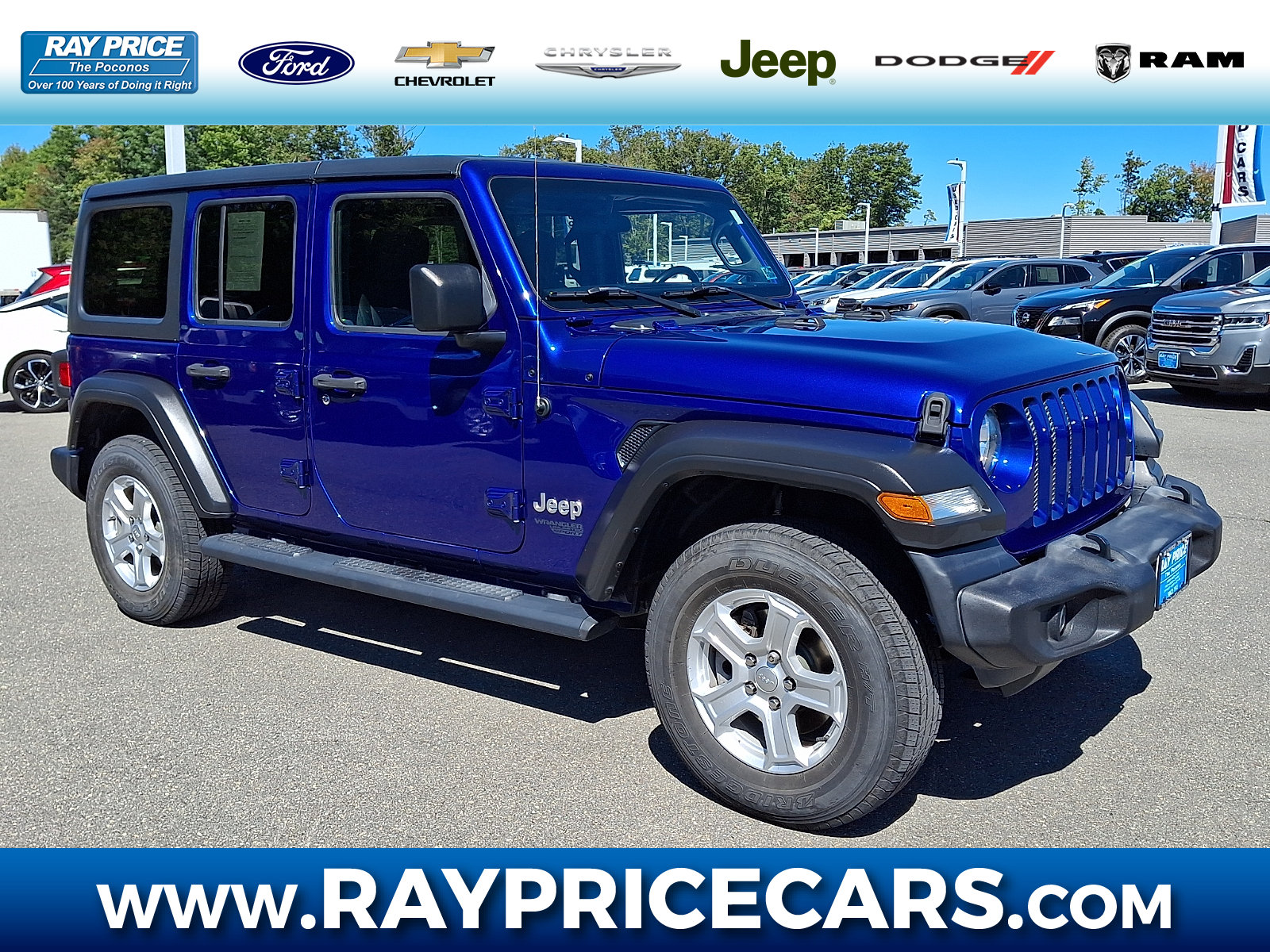 Used 2020 Jeep Wrangler Unlimited Sport S AWD/4WD image 1