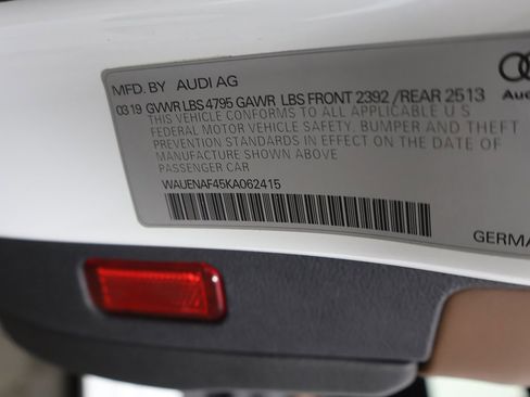 Used 2019 Audi A4 2.0T Premium Plus w/ Premium Plus Package image 47