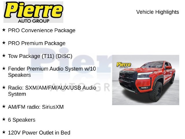 Used 2025 Nissan Frontier PRO-4X w/ Pro Premium Package AWD/4WD image 7