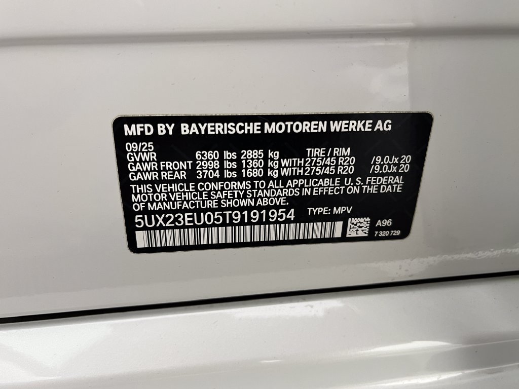 Certified 2026 BMW X5 xDrive40i w/ M Sport Package AWD/4WD image 29