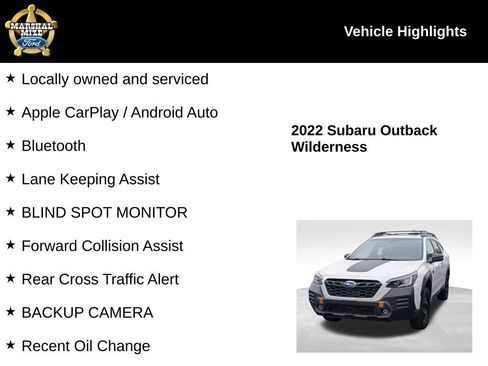 Used 2022 Subaru Outback Wilderness image 2