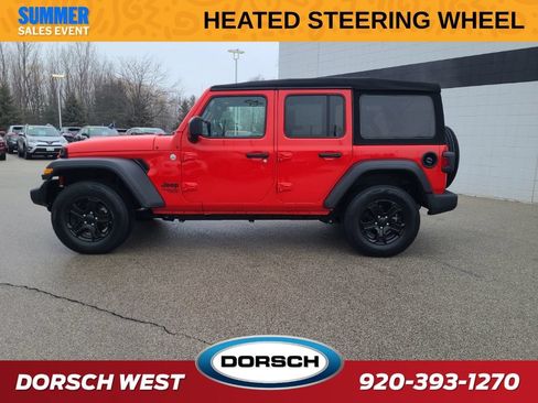 Used 2021 Jeep Wrangler Unlimited Sport AWD/4WD image 3