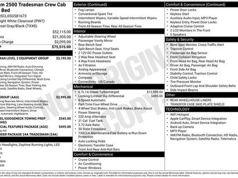New 2025 RAM 2500 Tradesman AWD/4WD image 39