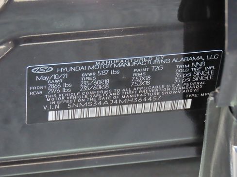 Used 2021 Hyundai Santa Fe SEL w/ Convenience + Premium Package FWD image 30