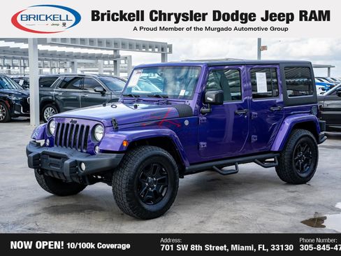 Used 2016 Jeep Wrangler Unlimited Sahara image 1