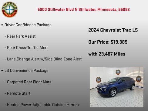 Used 2024 Chevrolet Trax LS w/ LS Convenience Package FWD image 5