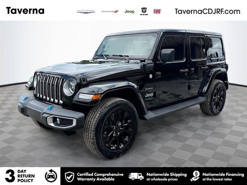 Used 2022 Jeep Wrangler Unlimited Sahara AWD/4WD image 1