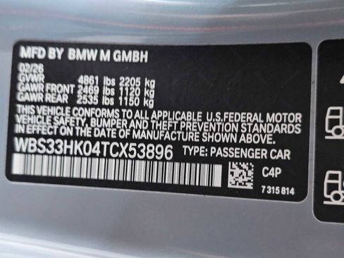 New 2026 BMW M4 xDrive Competition w/ Executive Package AWD/4WD image 39