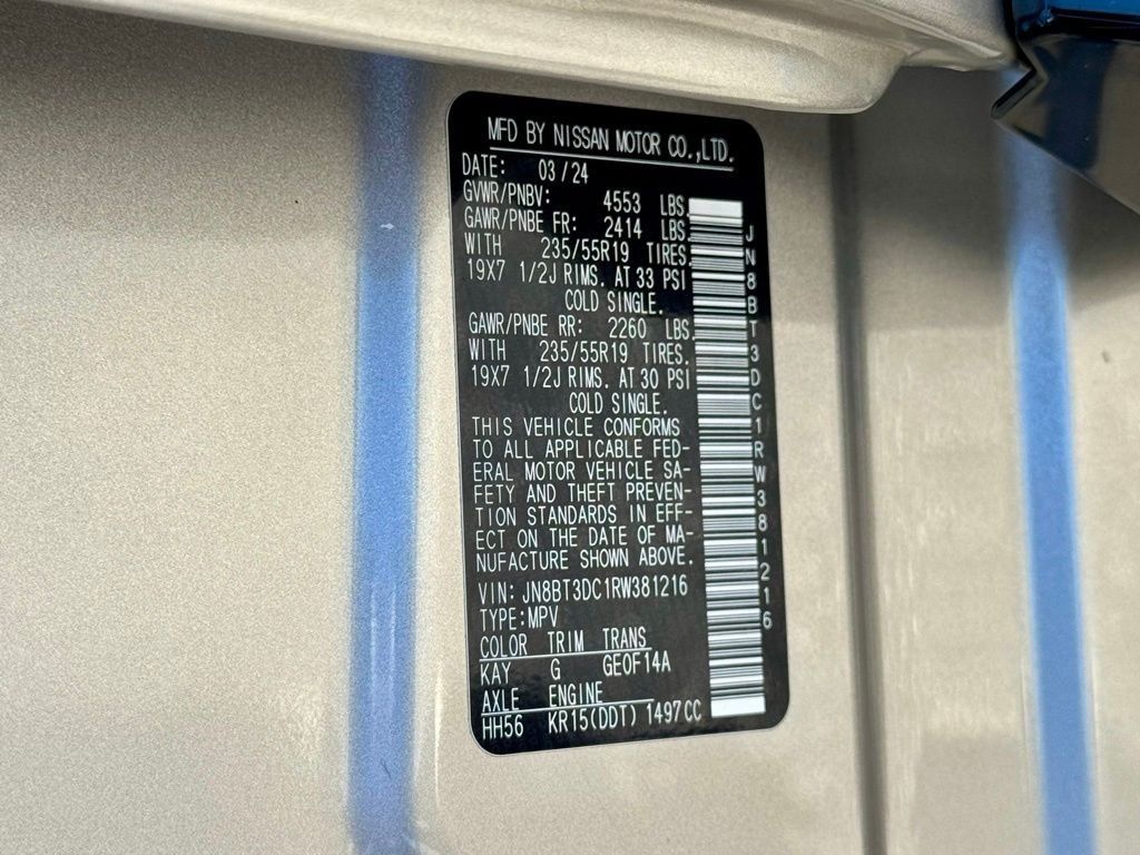Used 2024 Nissan Rogue Platinum w/ Platinum Premium Package FWD image 20