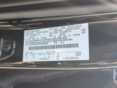 Certified 2023 Ford F150 Lariat w/ Equipment Group 502A High AWD/4WD image 34