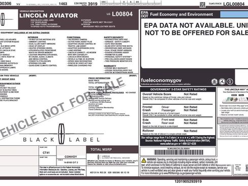Used 2020 Lincoln Aviator Black Label image 27