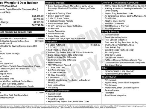 New 2025 Jeep Wrangler Unlimited Rubicon w/ Convenience Group image 23