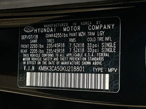 Used 2019 Hyundai Kona Limited image 33