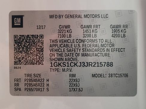 Used 2018 GMC Yukon Denali w/ Denali Ultimate Package RWD image 33
