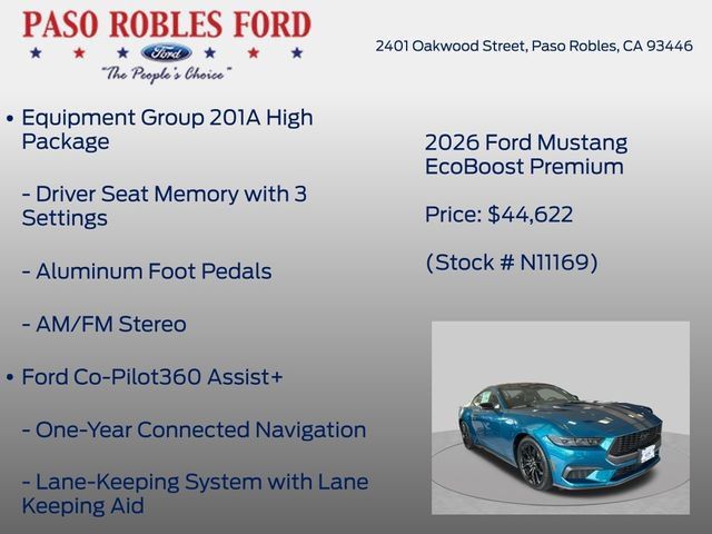 New 2026 Ford Mustang Premium RWD image 12