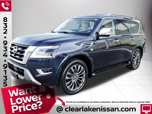 Used 2021 Nissan Armada Platinum image 3
