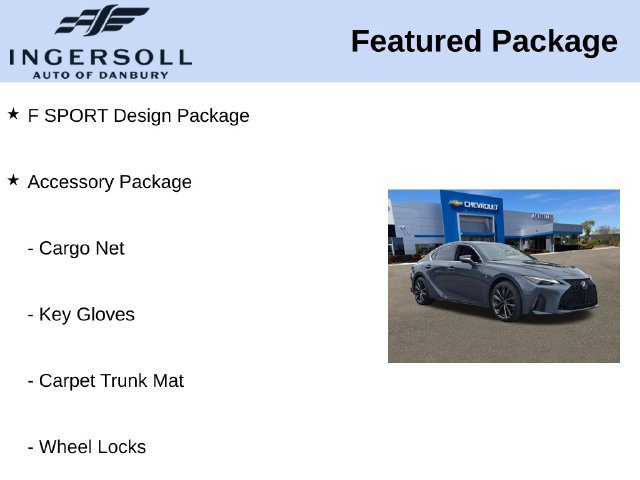 Used 2025 Lexus IS 350 F Sport w/ Accessory Package AWD/4WD image 15