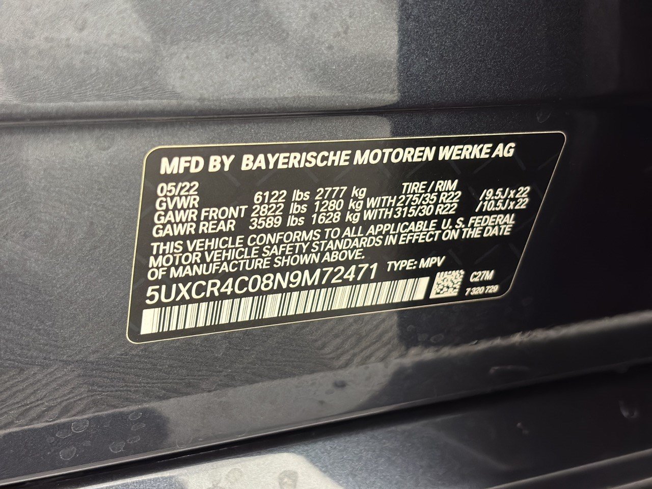 Used 2022 BMW X5 sDrive40i w/ M Sport Package RWD image 31
