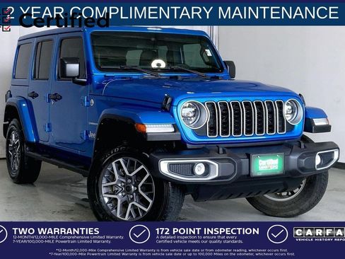 Used 2024 Jeep Wrangler Unlimited Sahara AWD/4WD image 1