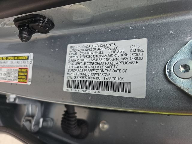 Used 2026 Honda Ridgeline RTL image 15