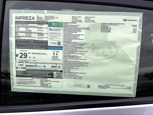 New 2026 Subaru Impreza 2.0i Sport image 19