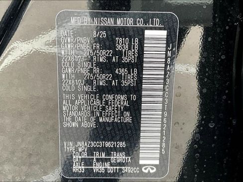 New 2026 INFINITI QX80 Autograph image 18