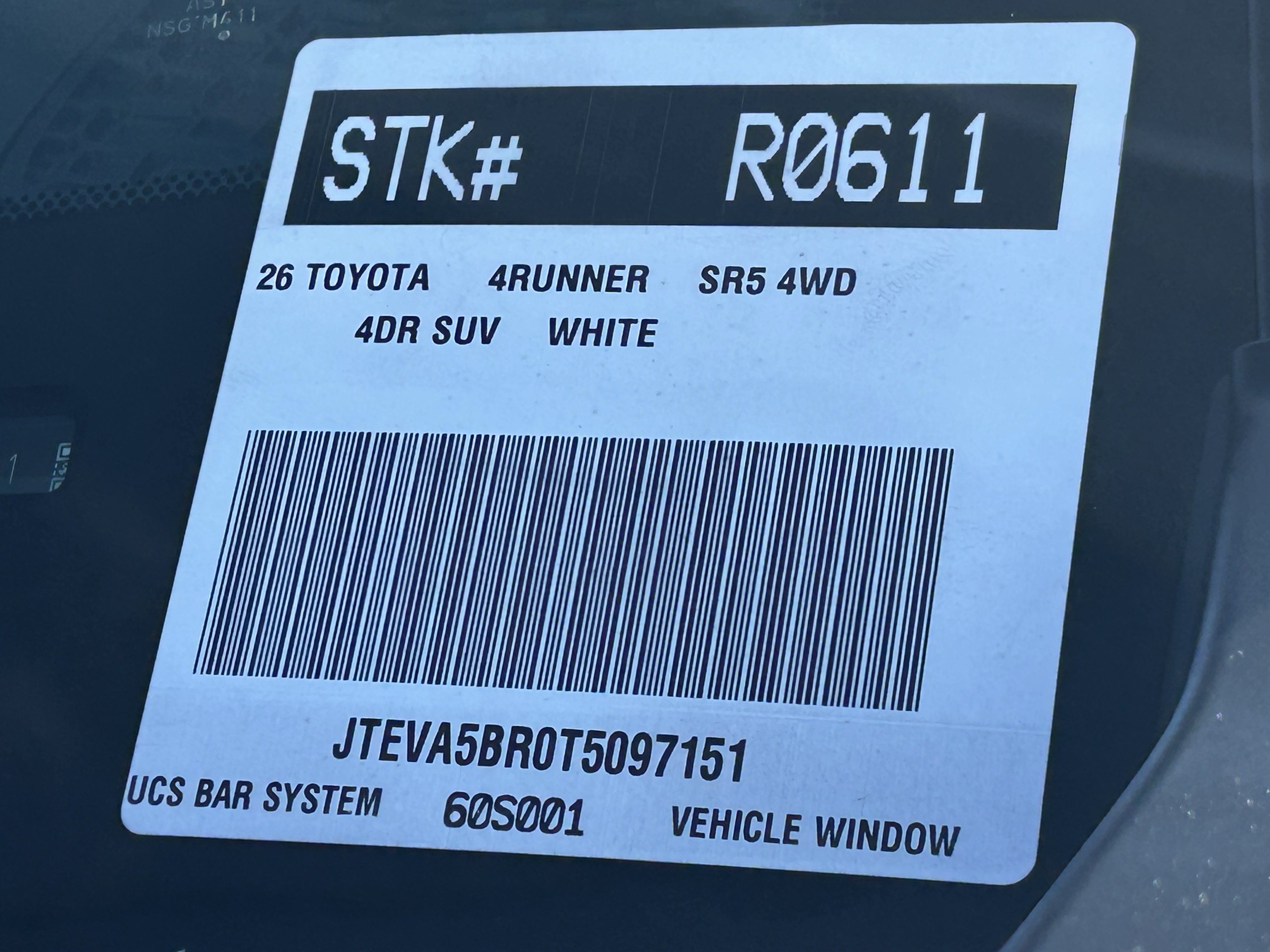 Certified 2026 Toyota 4Runner SR5 AWD/4WD image 33