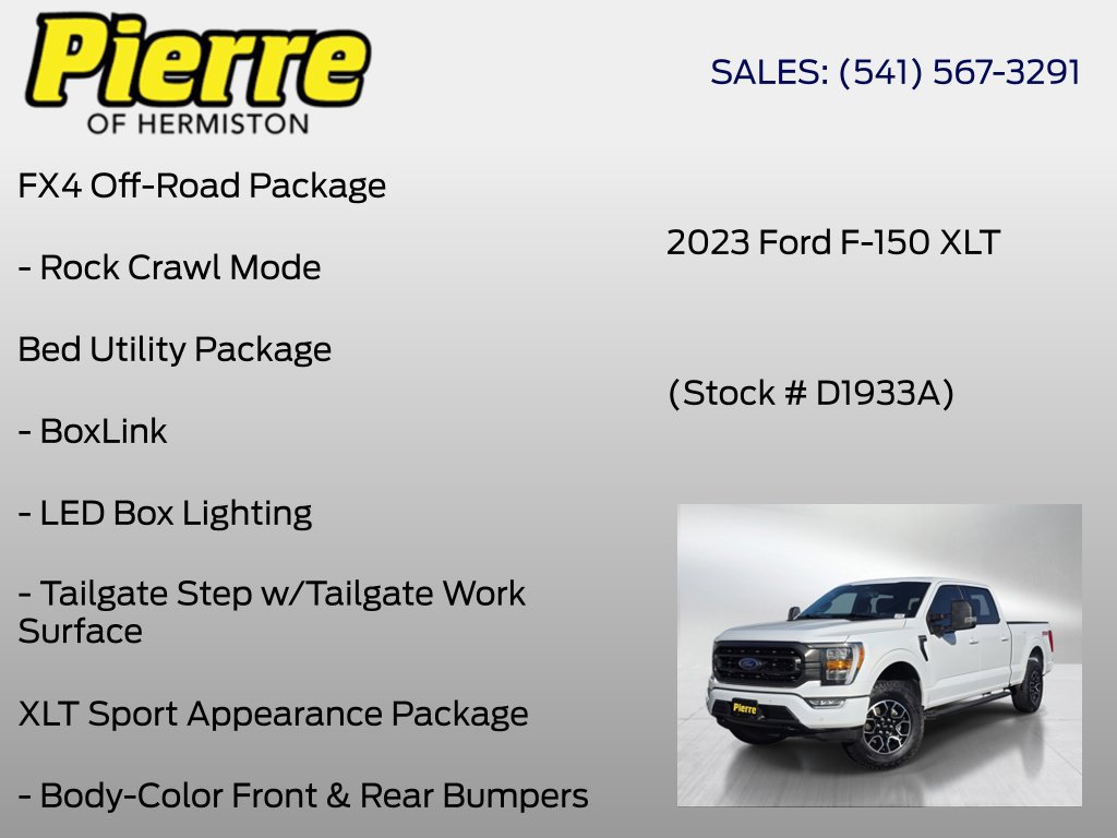 Used 2023 Ford F150 XLT w/ Equipment Group 302A High AWD/4WD image 30
