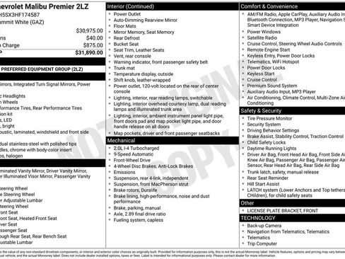 Used 2017 Chevrolet Malibu Premier image 4