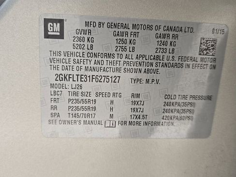 Used 2015 GMC Terrain SLT FWD image 16