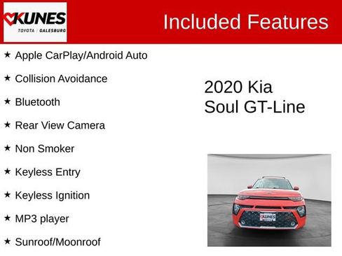 Used 2020 Kia Soul GT-Line w/ GT 2.0L Power Sunroof Package FWD image 2