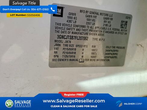 Used 2015 Chevrolet Trax LTZ AWD/4WD image 17