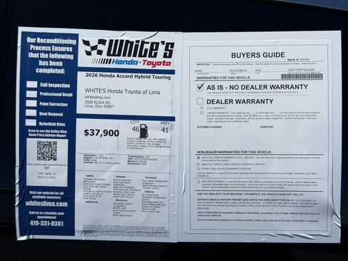 Used 2026 Honda Accord Touring image 34