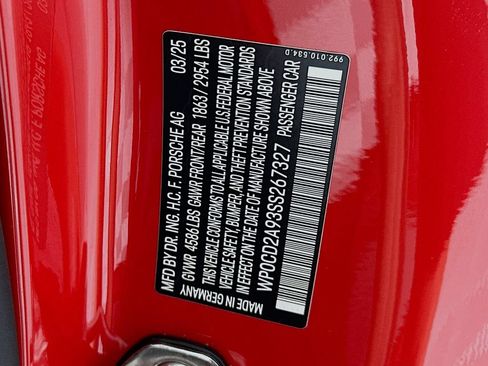 Certified 2025 Porsche 911 Turbo S AWD/4WD image 32