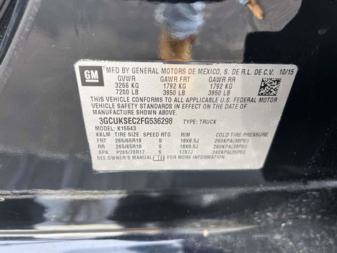 Used 2015 Chevrolet Silverado 1500 LTZ Z71 w/ Midnight Edition image 24