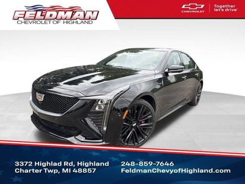 Used 2025 Cadillac CT5 V w/ LPO, ONYX Package AWD/4WD image 1
