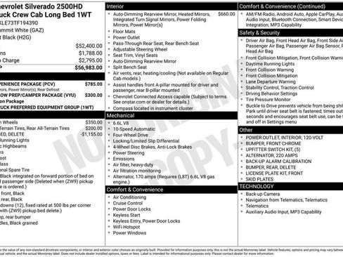 New 2026 Chevrolet Silverado 2500 W/T w/ WT Convenience Package AWD/4WD image 28