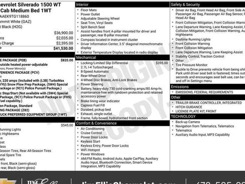 New 2026 Chevrolet Silverado 1500 W/T w/ WT Value Package RWD image 7