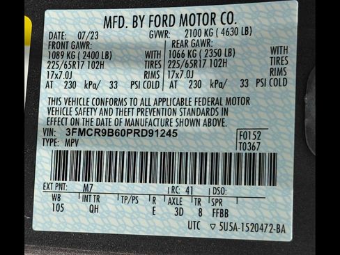 Used 2023 Ford Bronco Sport Big Bend w/ Convenience Package AWD/4WD image 56