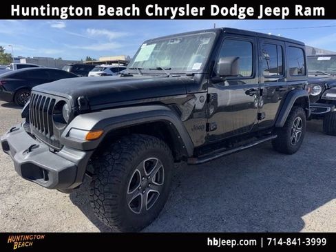 Used 2022 Jeep Wrangler Unlimited Sport image 1