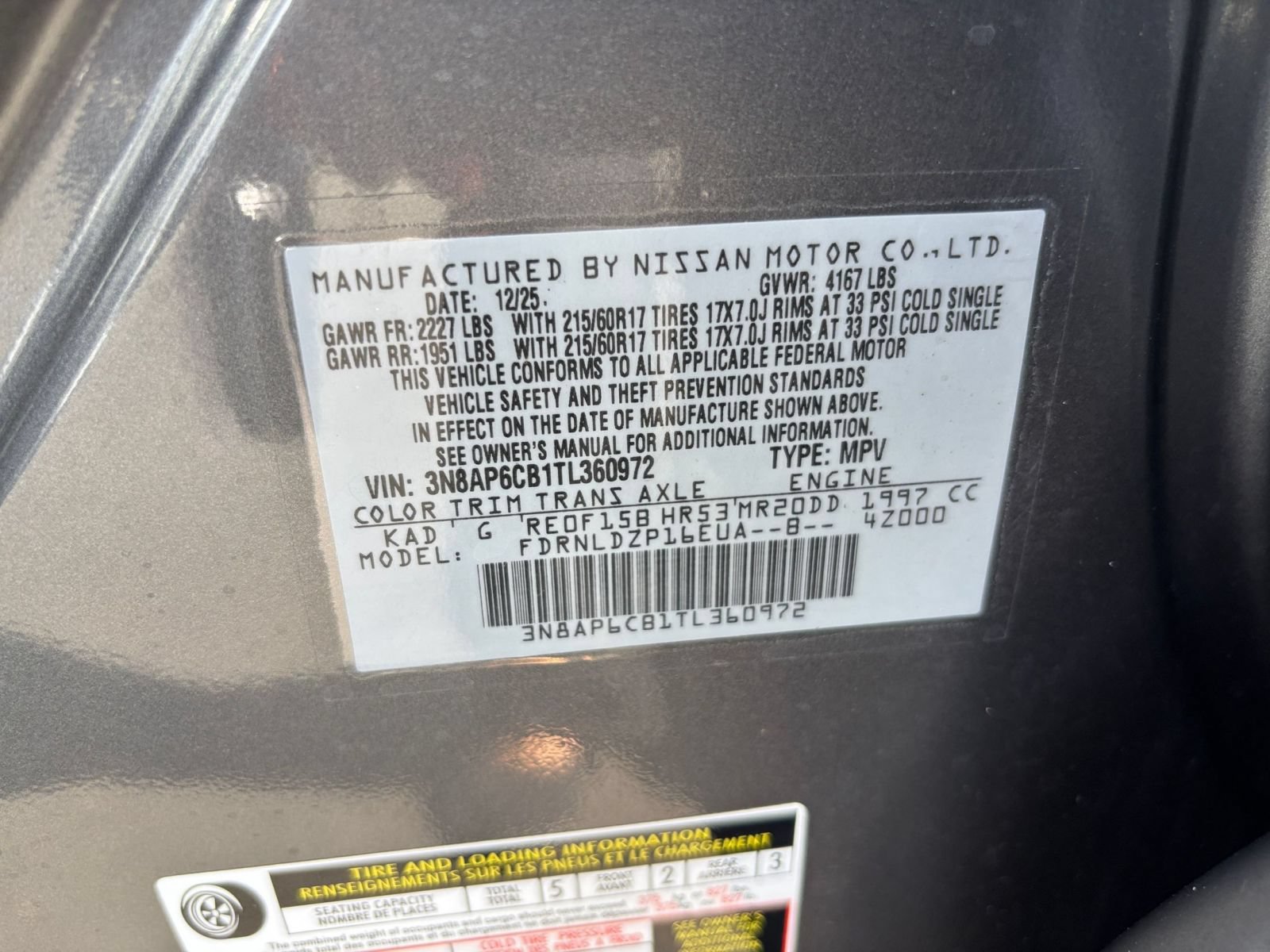 Used 2026 Nissan Kicks SV w/ Cold Weather Package AWD/4WD image 27