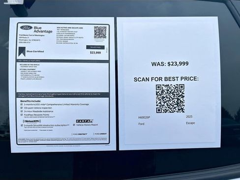 Certified 2025 Ford Escape Active AWD/4WD image 33