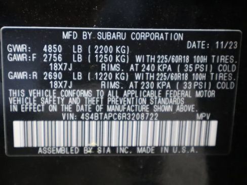 Used 2024 Subaru Outback Touring AWD/4WD image 25