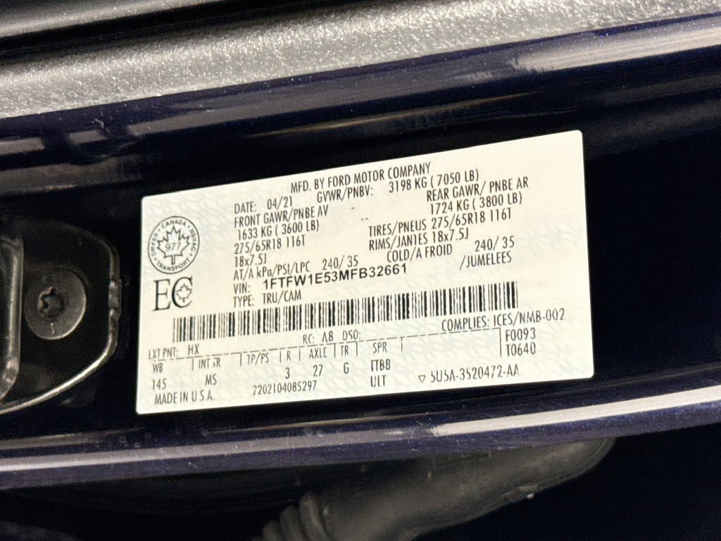 Used 2021 Ford F150 XLT w/ Equipment Group 302A High AWD/4WD image 39