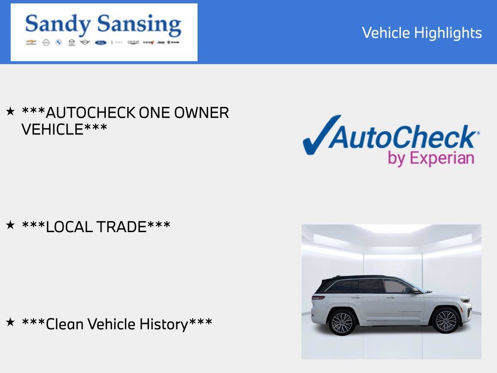 Used 2026 Jeep Grand Cherokee Summit w/ Adv Protech Group IV AWD/4WD image 7