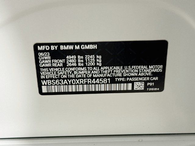 Used 2024 BMW M3 CS w/ M Driver's Package AWD/4WD image 31