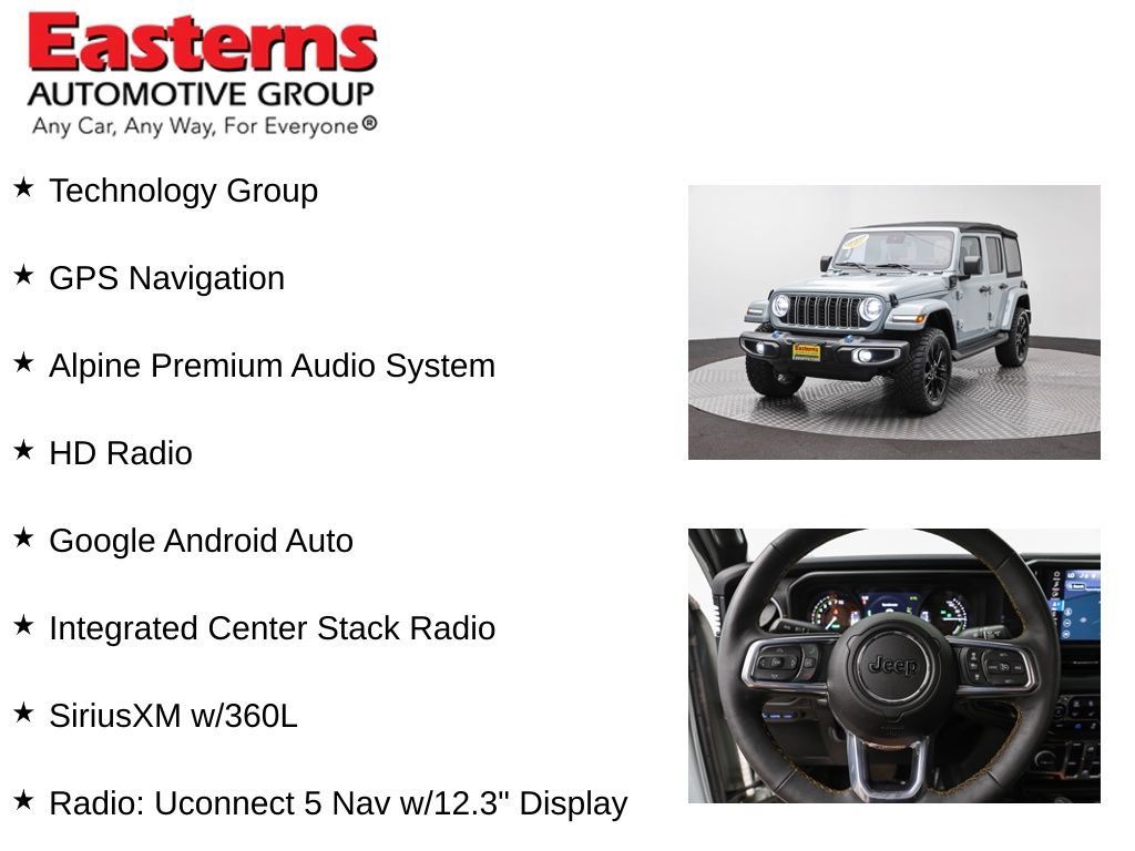 Used 2024 Jeep Wrangler Unlimited Sahara w/ Technology Group AWD/4WD image 11