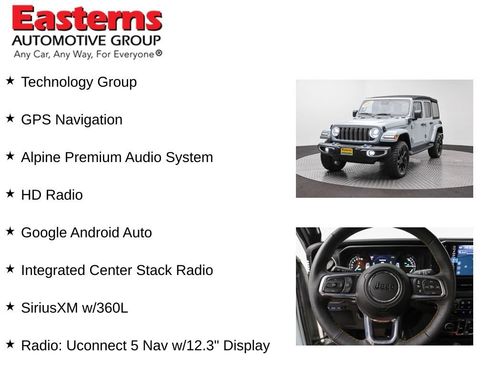 Used 2024 Jeep Wrangler Unlimited Sahara w/ Technology Group AWD/4WD image 11
